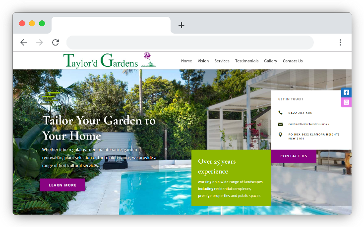 Taylord Garden-Living Dreams Web Development Solutions Wordpress Websites by Living Dreams Web Development Solutions -ojoo-all