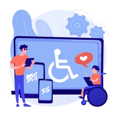 Icon showing: Improve Accessibility
